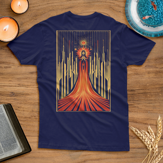 Blusa Vitral da Virgem Maria, mãe de nosso Senhor Jesus Cristo