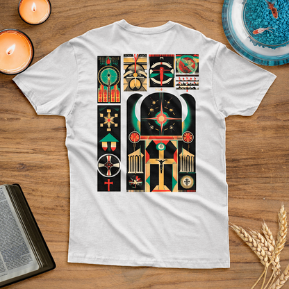 Blusa Jesus Cristo mosaico cristão