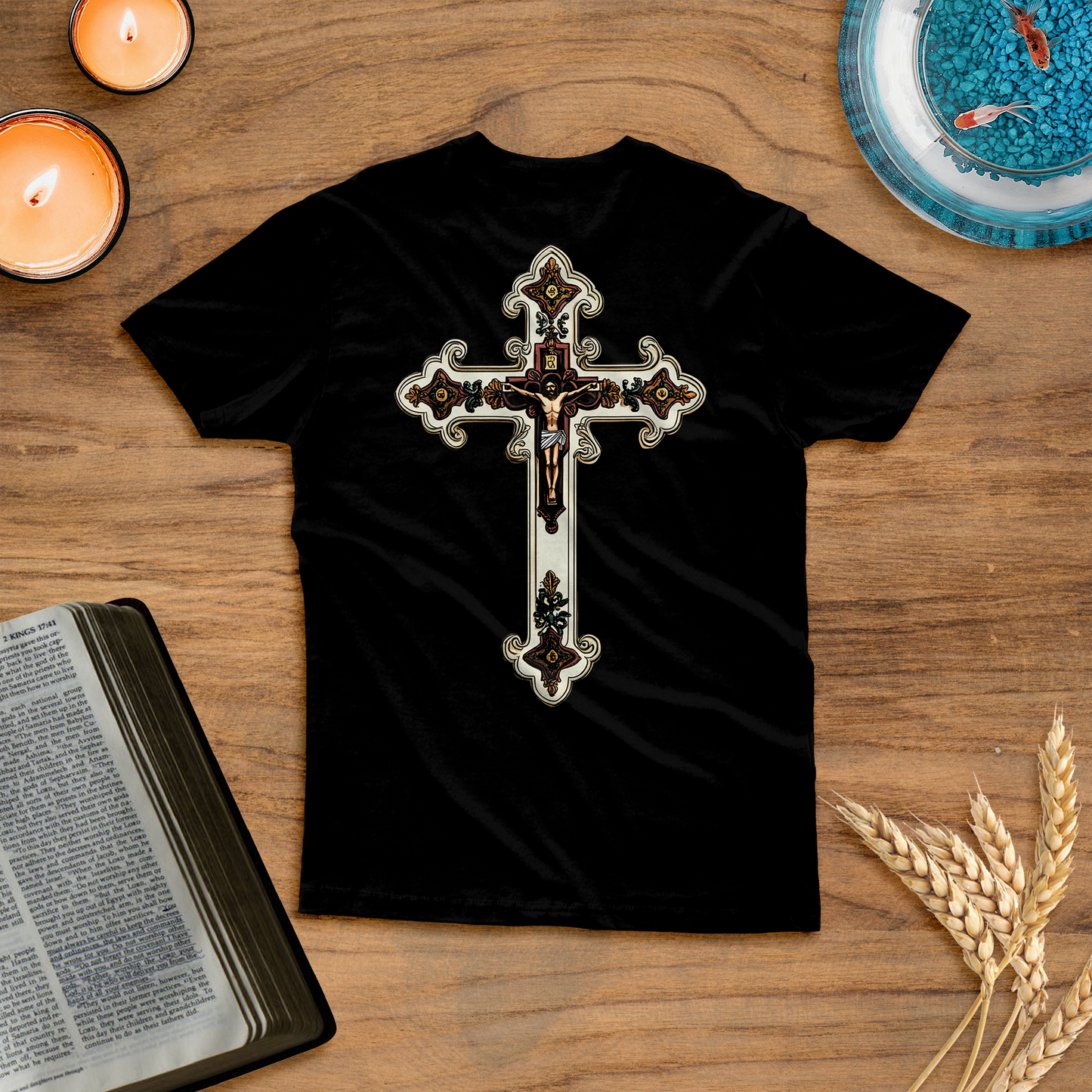 Blusa Foi por você crucifixo