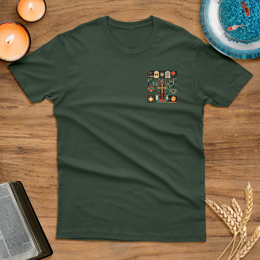 Blusa Jesus Cristo mosaico cristão