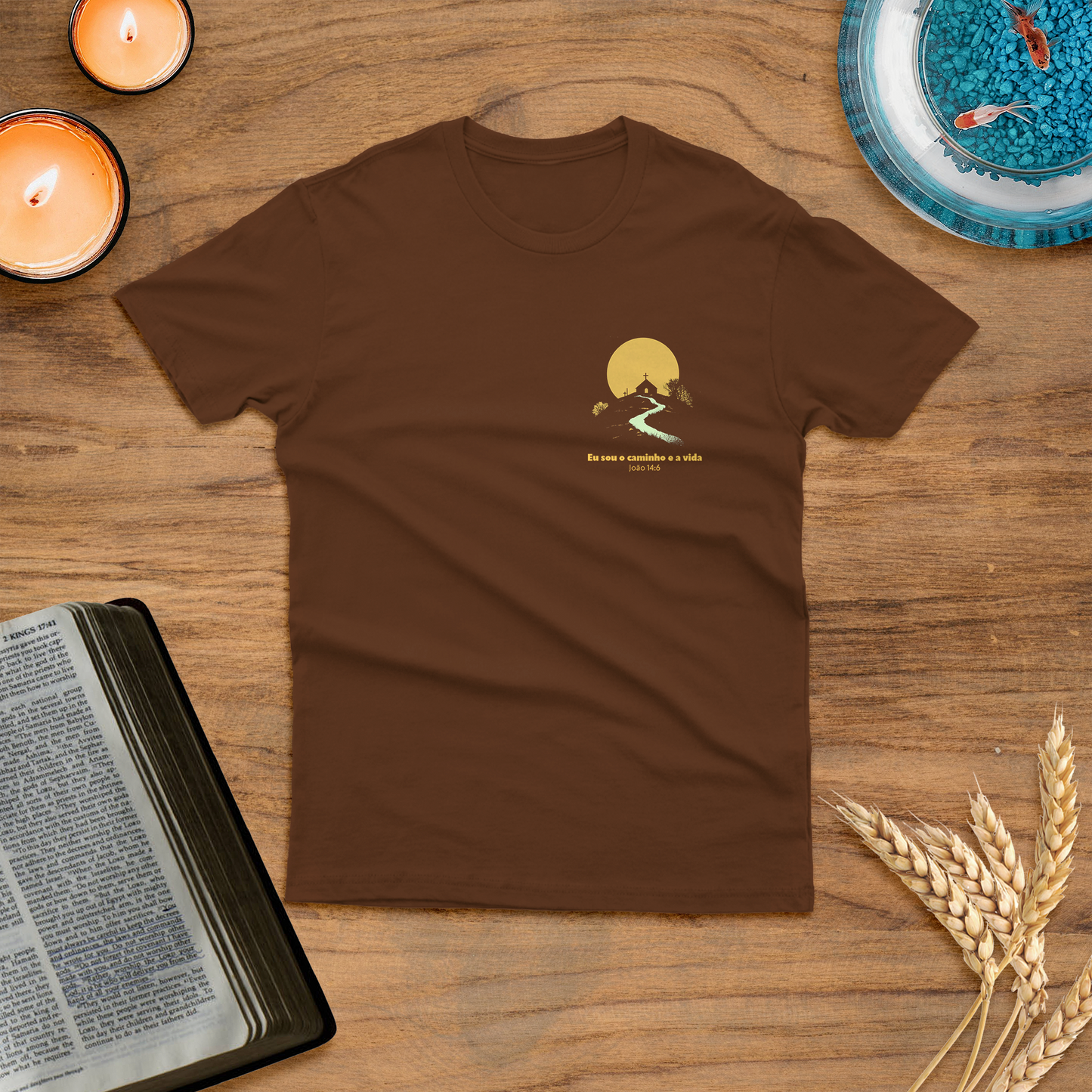 Blusa João 14:6 Eu sou o caminho e a vida