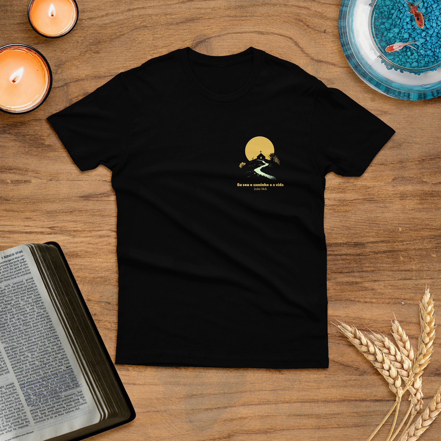 Blusa João 14:6 Eu sou o caminho e a vida